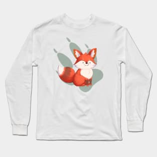 Foxie with A Paw Long Sleeve T-Shirt